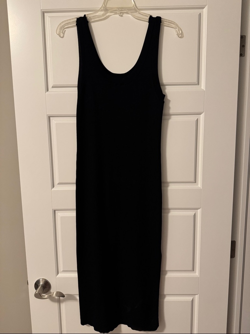 Classic Black Tank Midi Dress